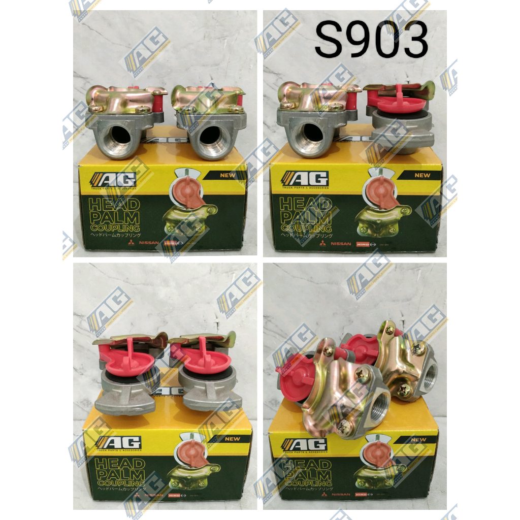 PALM COUPLING / SALAMAN GANDENGAN ( M - 22 ) MERAH AG