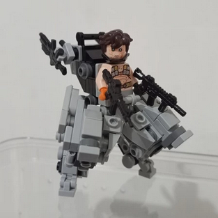 Lego MOC Minifigure Exo Cyber Suit II ( All Part Original Lego )