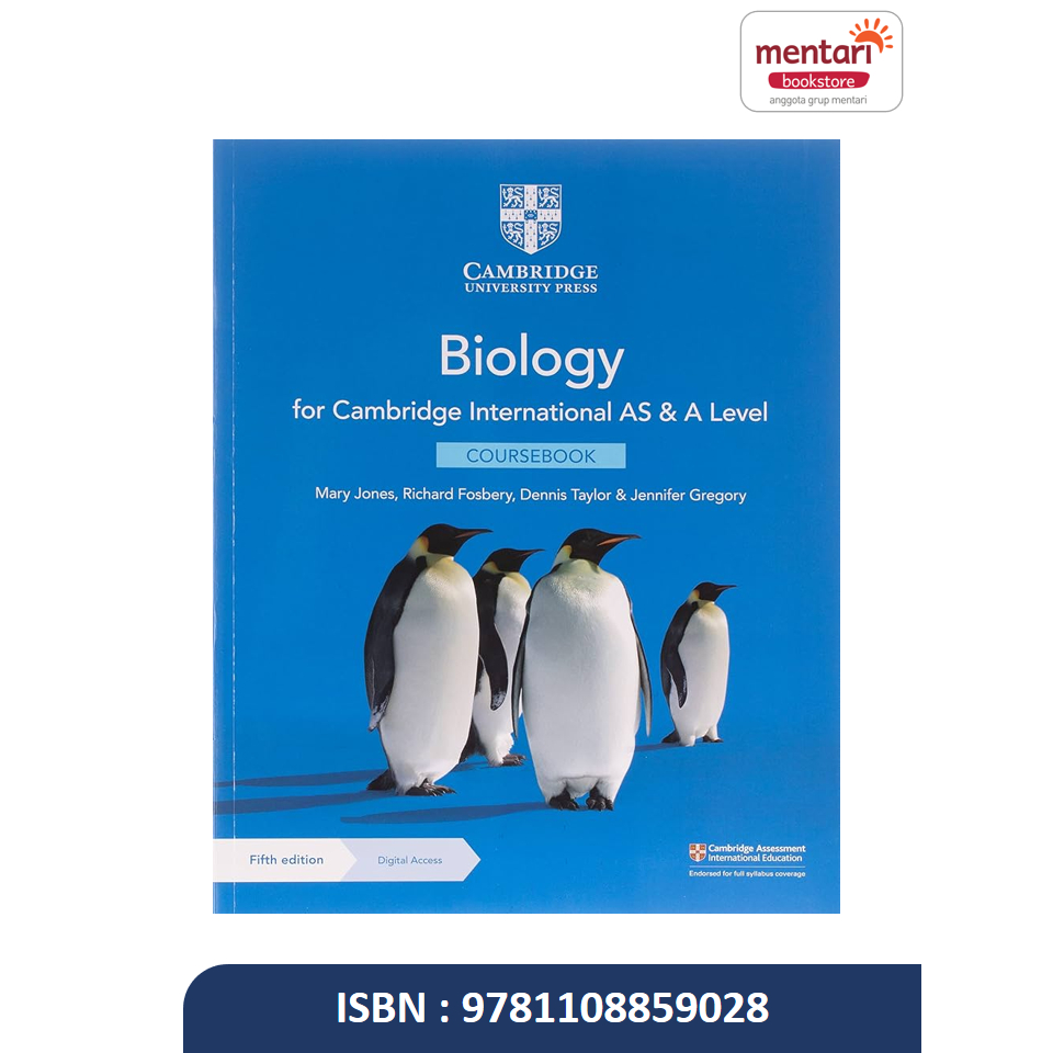 Cambridge International AS & A Level Biology Coursebook with Digital Access (2 Years) 5ed | Buku Pel