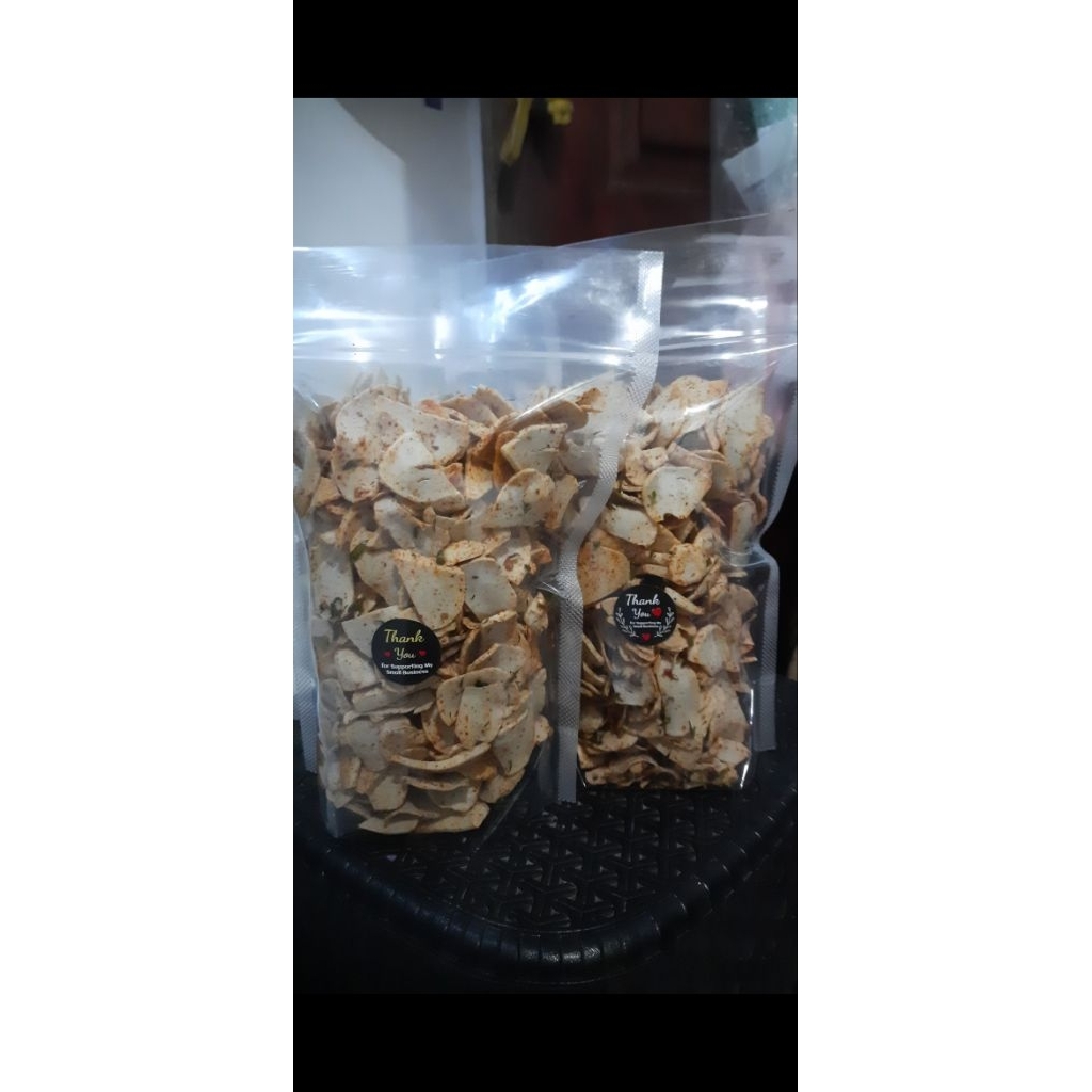 

Basreng Pedas Daun jeruk 250GR