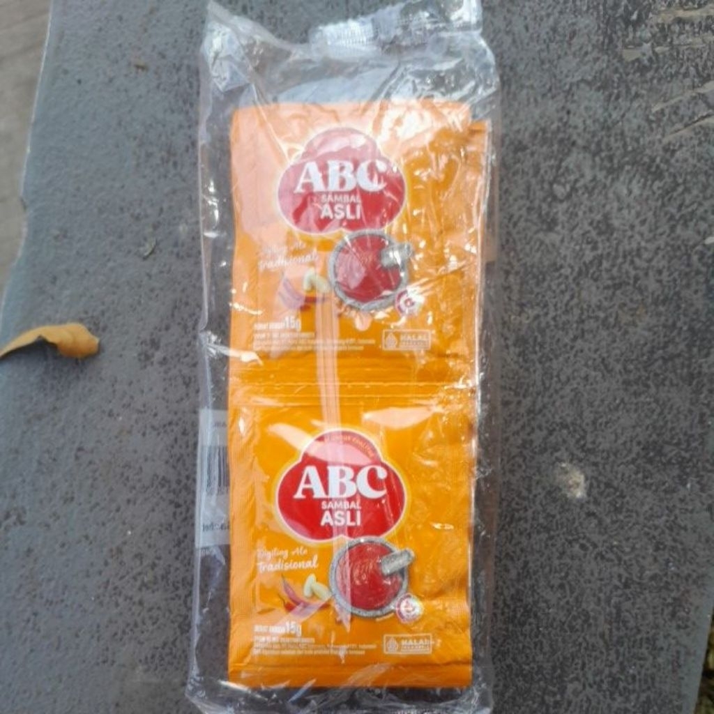 

Abc sambal asli 15g x 10