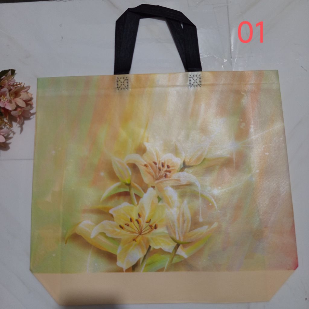 

Tas spunbond goodiebag ukuran 47x36x10