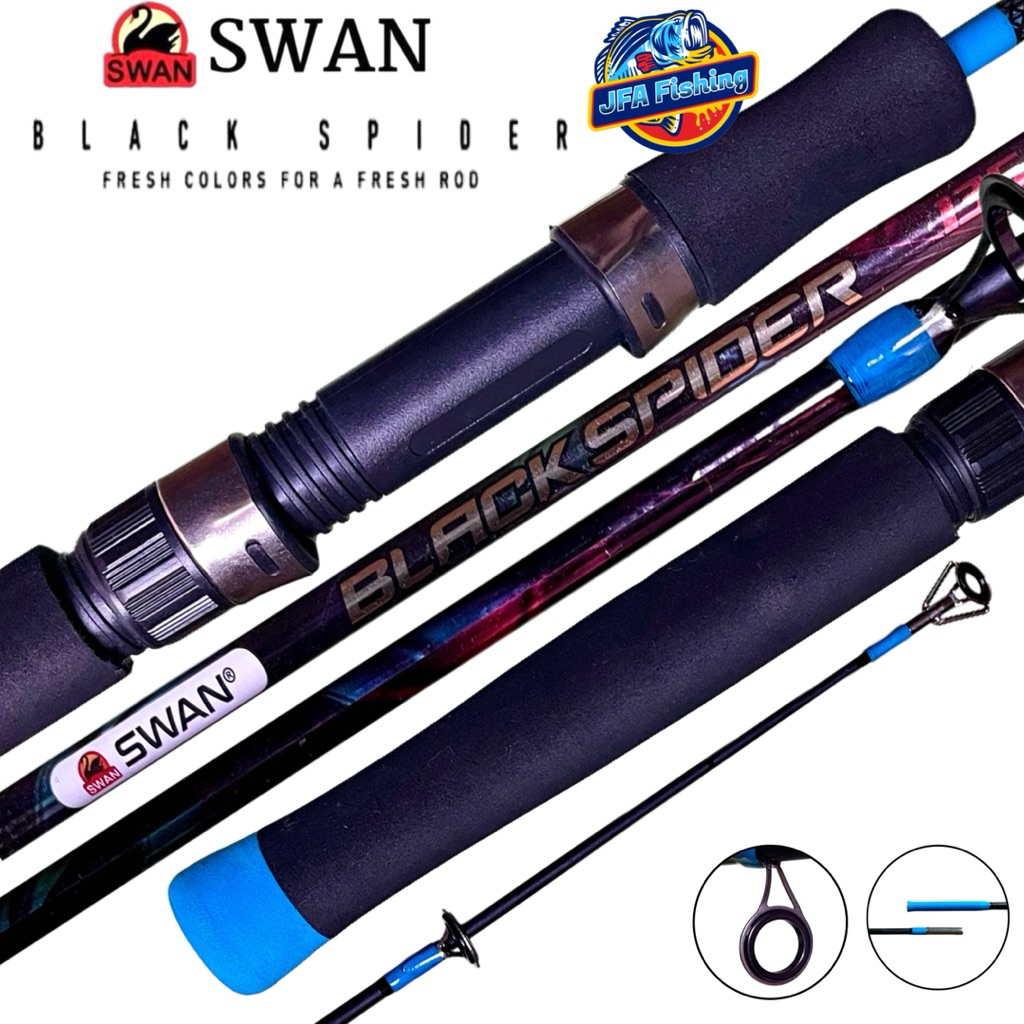Joran Spinning Rod Swan BLACK SPIDER 120/135/150 Cm