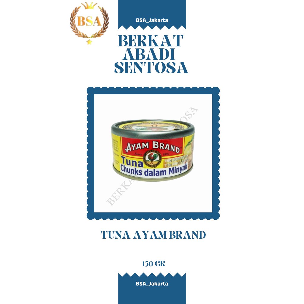 

TUNA AYAM BRAND (150 GR)