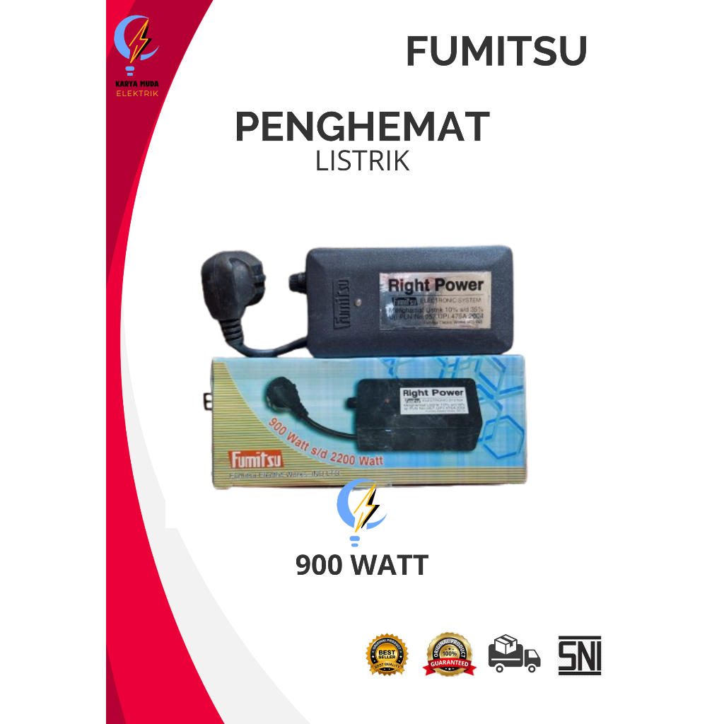 Stok Baru ALAT PENGHEMAT LISTRIK/RIGHT POWER 900WATT S/D 2200 WATT FUMITSU
