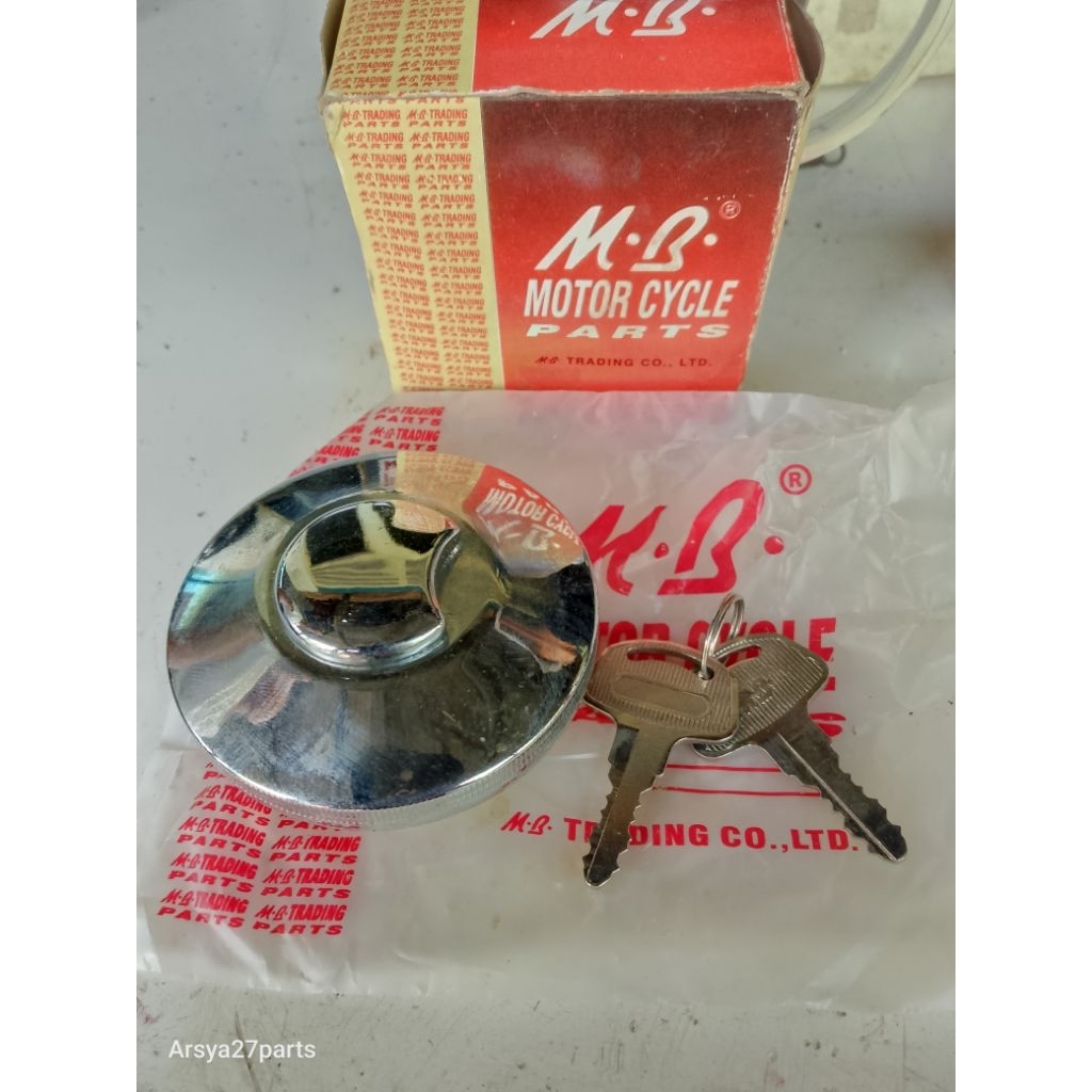 Tutup Tangki kroom croom SUZUKI A100 Tahun Tua High Quality Mulus crook kroom m.b. high quality