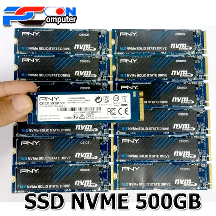 SSD PNY M.2 NVME 500GB  CS1031 / SSD M2 NVME NVME PCIe Gen3x4