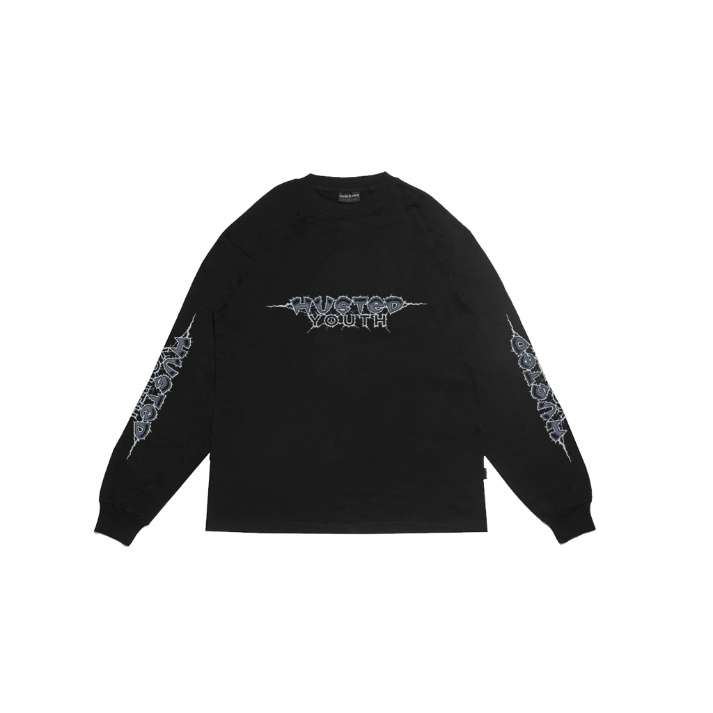 HUSTED - DISGUST BLK LS