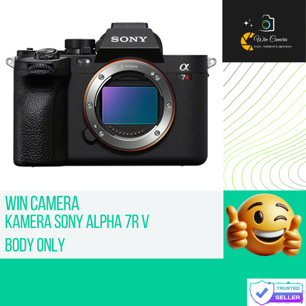 Kamera Sony Alpha 7R V Body Only / Camera Sony / Kamera Mirrorless / Camera Mirrorless