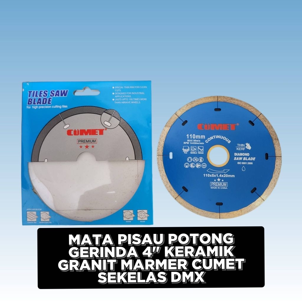 MATA POTONG GRANIT MARMER KERAMIK 4IN CUMET SEKELAS DMX PISAU POTONG GRANIT DMX CUMET 4" BISA COD