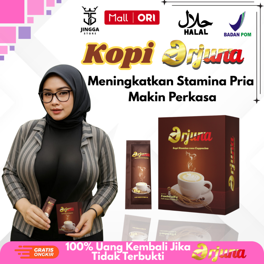

ARJUNA Kopi Gingseng Bantu Tingkatkan Stamina Pria Secara Maksimal Original Aman & Halal