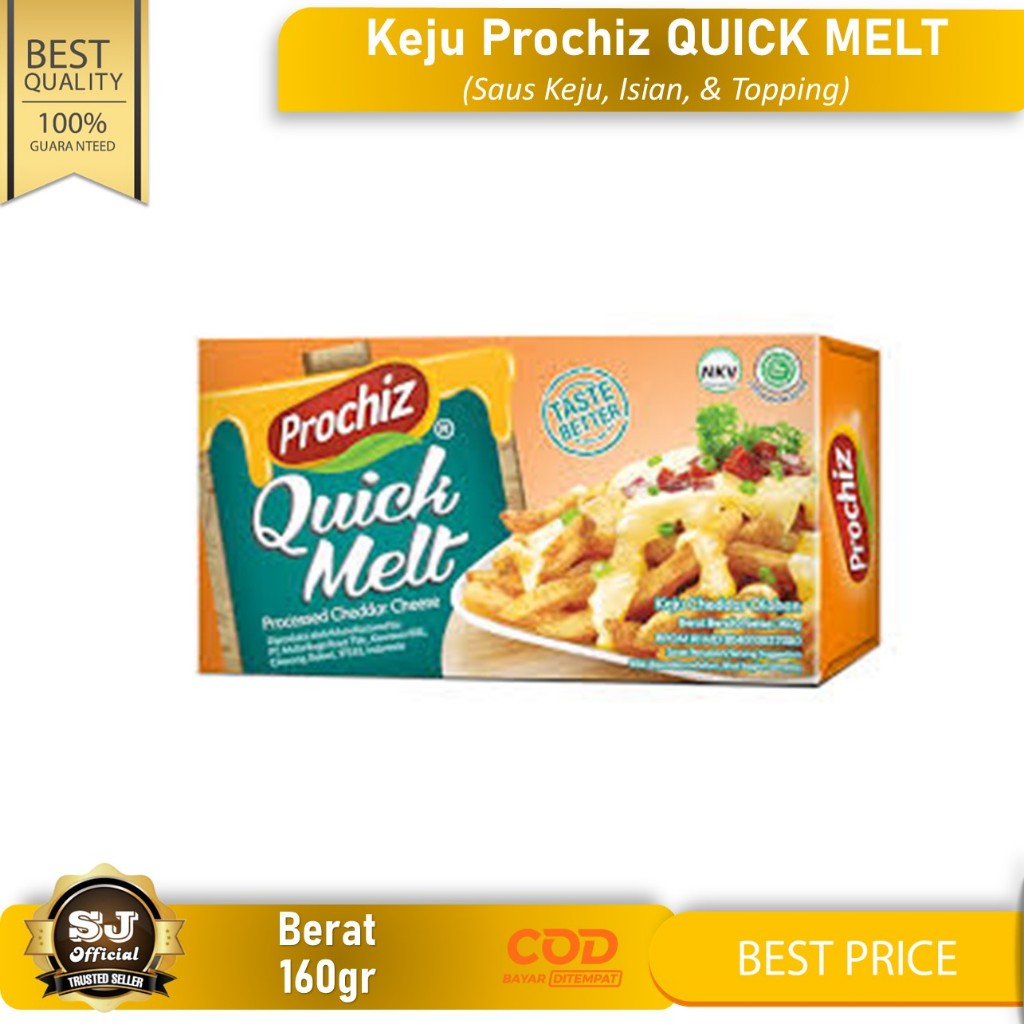 

Keju Prochiz QUICK MELT 160gr - Isian & Topping