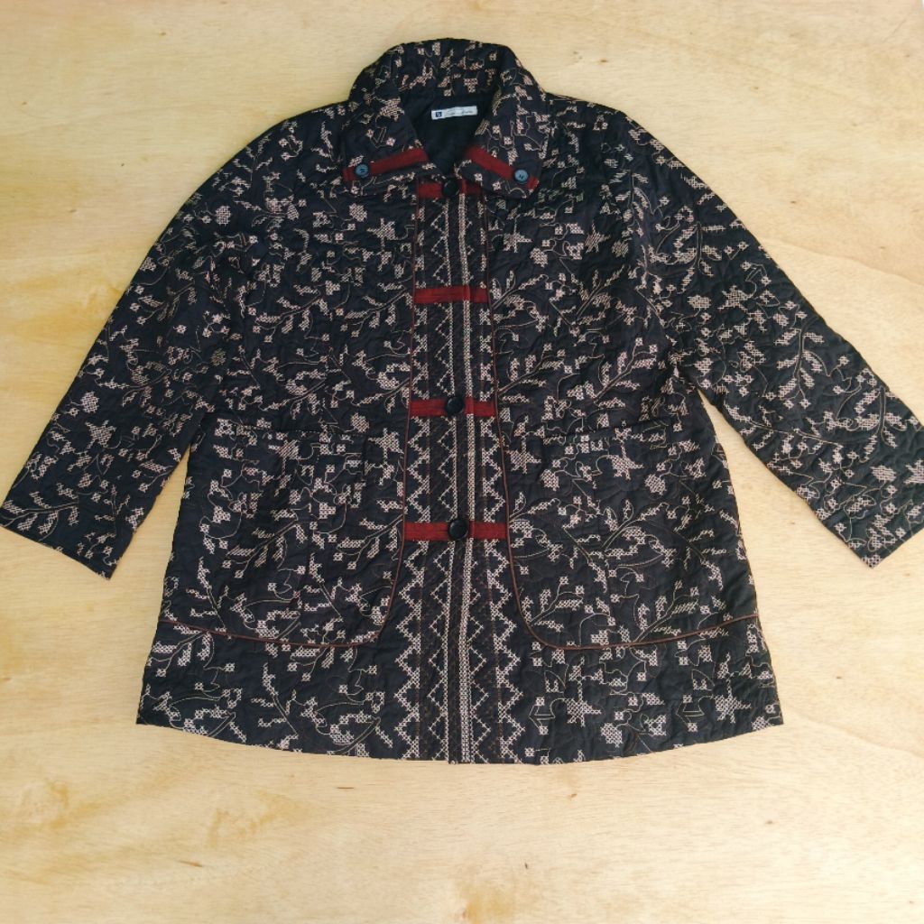 Blazer Batik Bolak Balik/ Fesyen wanita/ Atasan Pakaian