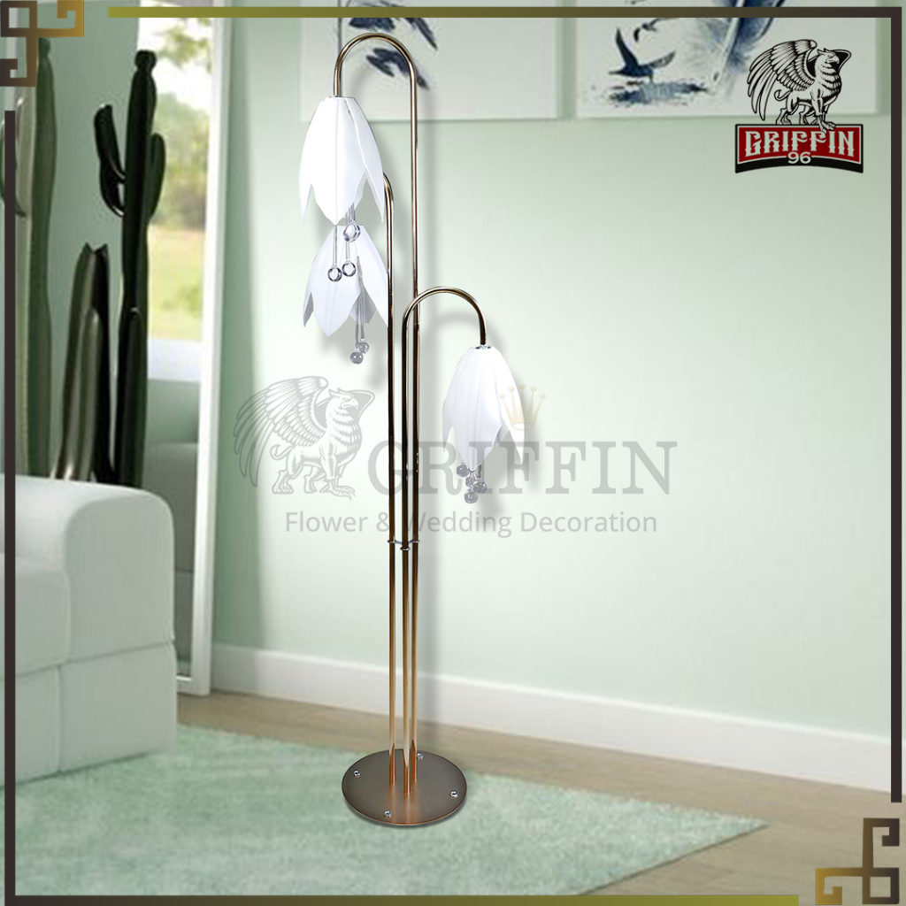 LAMPU STANDING TULIP X3/ LAMPU HIAS AESTHETIC/ LAMPU DEKORASI RUMAH/ LAMPU HIAS POJOK