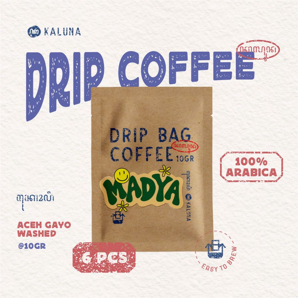 

Paket Hemat - 6 Pcs Drip Bag Coffee Arabika Aceh Gayo (Madya) - Kaluna Kopi Seduh Instan