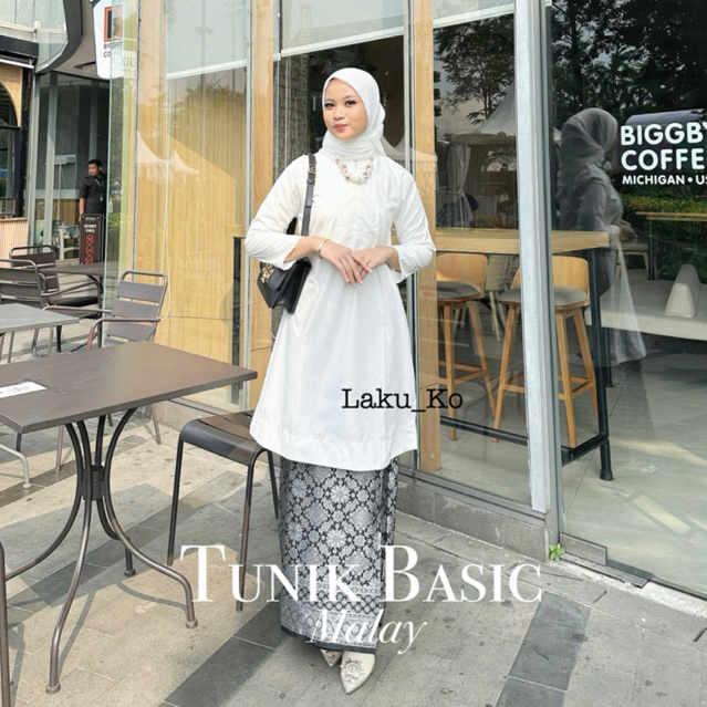 ATASAN TUNIK BATU PAYET HARIAN - REALPICT TUNIK KEKINIAN TOYOBO FODU BATU PAYET