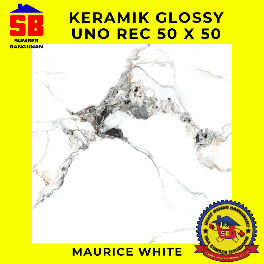 KERAMIK LANTAI 50X50 GLOSSY KERAMIK UNO REC 50X50 MAURICE WHITE KERAMIK LANTAI HALUS 50X50 KERAMIK L