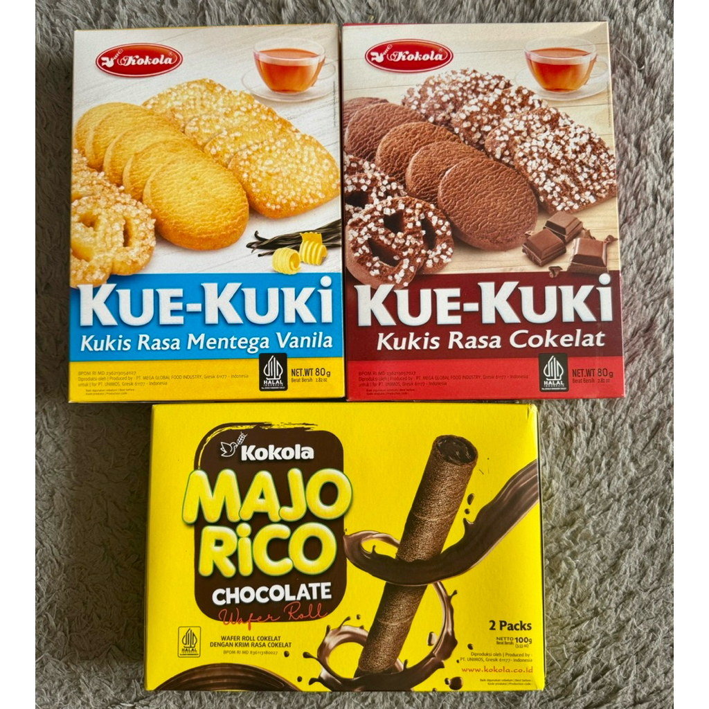 

Kue Kuki Majorico colkat box Ecer per pcs