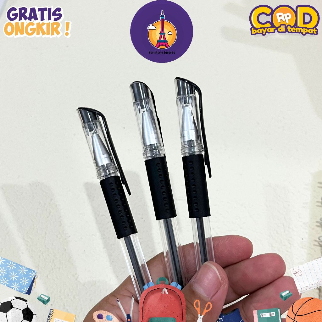 

Pulpen Gel Murah 100 Pcs Tinta Hitam Pen Mimi Bolpen Fancy Alat Tulis Sekolah Kantor Murah Kado Ulang Tahun Souvenir Event Grosir COD