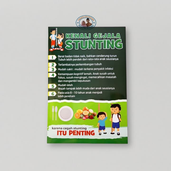 Poster Stunting | Poster Kenali Gejala Stunting | Poster Anak Stunting