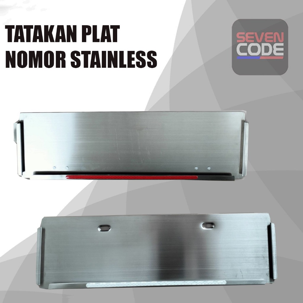 TATAKAN PLAT NOMOR MOBIL STAINLESS / DUDUKAN PLAT NOMOR MOBIL STAINLESS