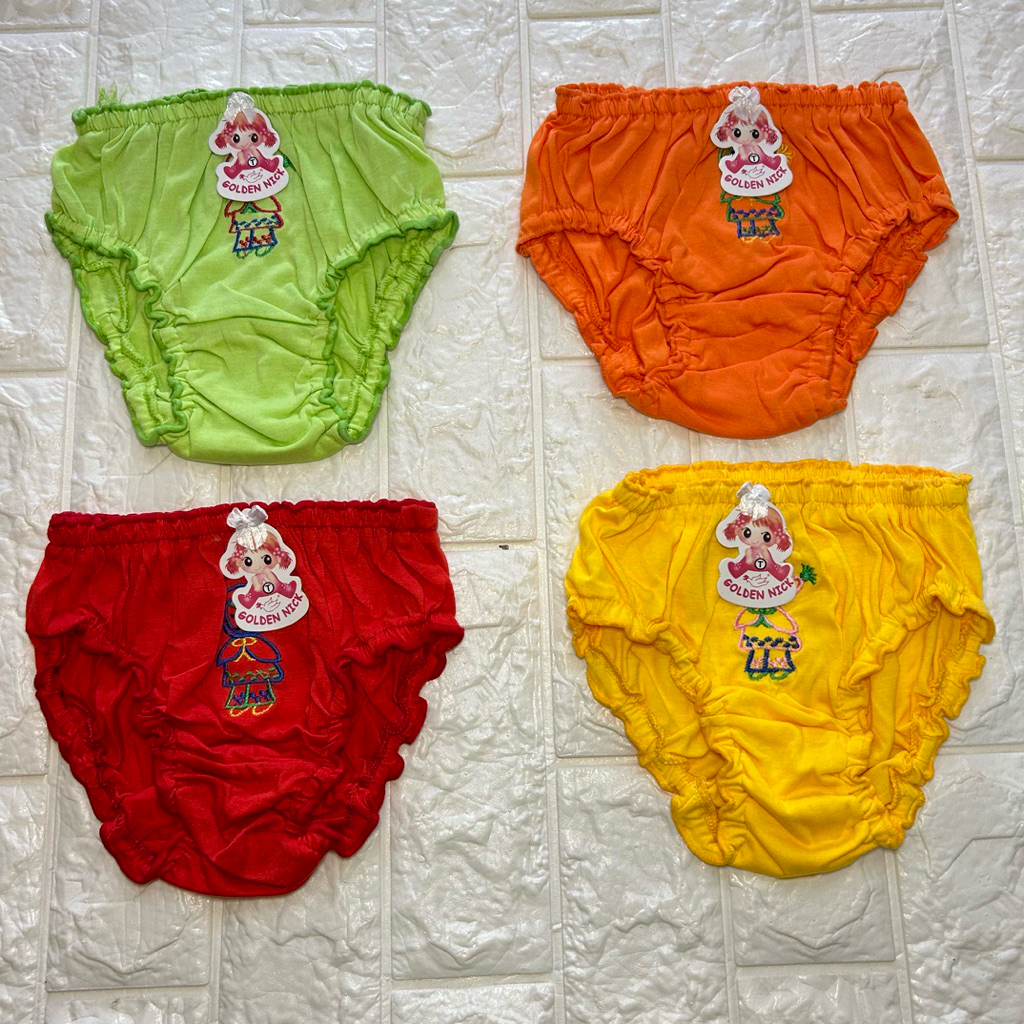 kolor anak/balita/kolor bordir/celana dalam bordir/kolor anak lembut/kolor warna warni/kolor anak go