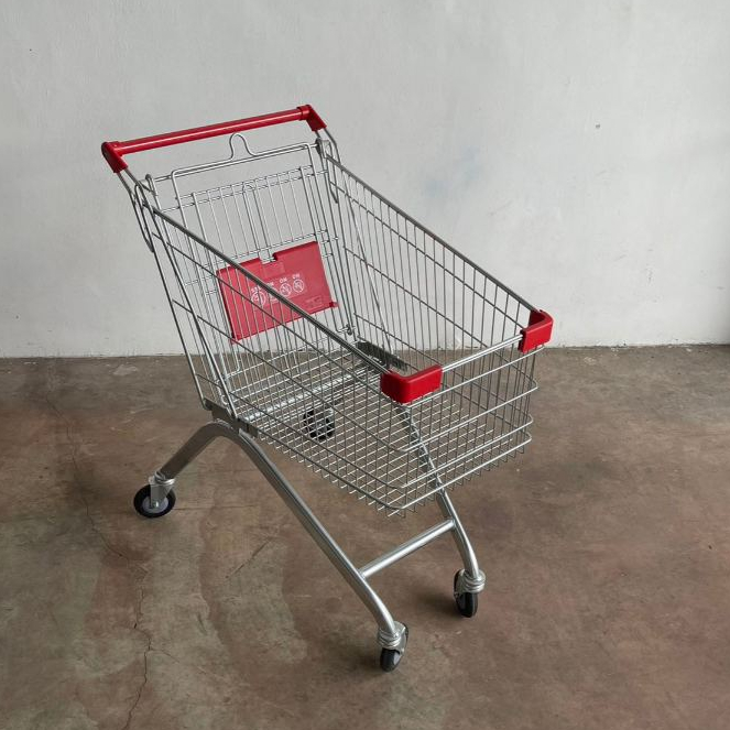 Arwana_Berry Troli Belanja Supermarket Troli Minimarket Troli 100 Liter Troli Belanja Shopping