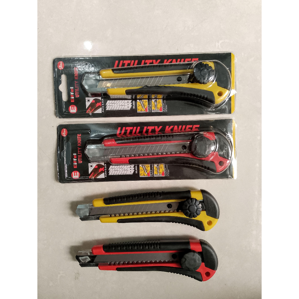 

Cutter Eiffel 18mm - Pisau Cutter Besar Silet Ukir Tajam