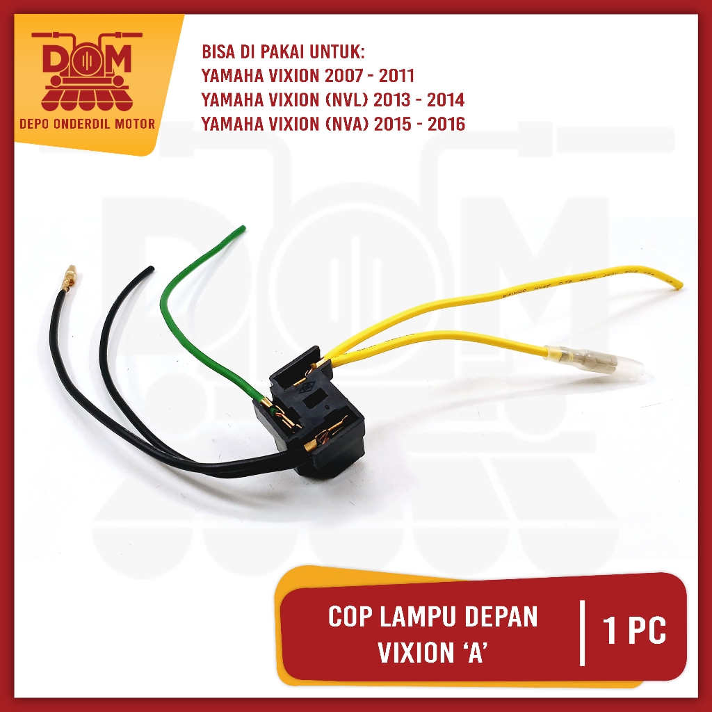 Cop Lampu Depan VIXION A (PSP) Pitingan Fiting Socket Soket Dop Utama Vixion Lama Old New NVA NVL