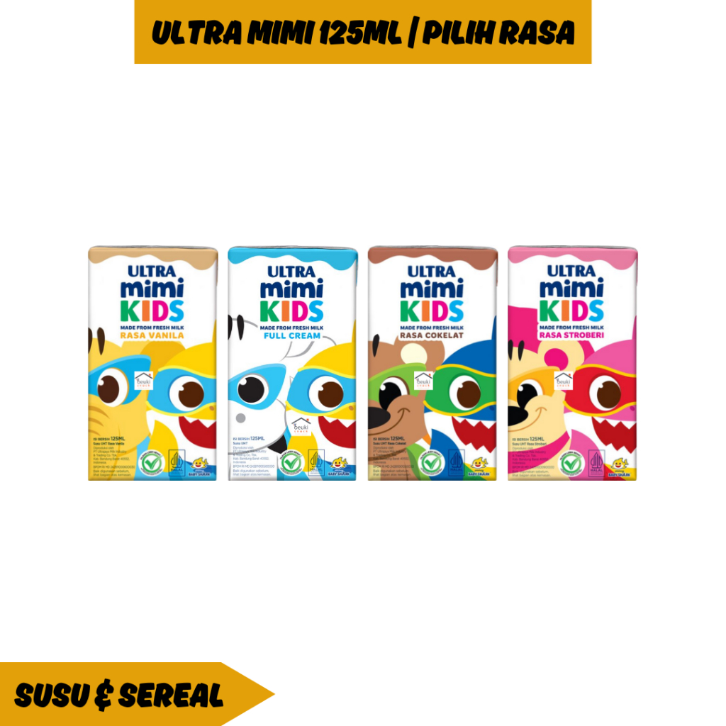 

Ultra Milk Mimi Kids Minuman Susu UHT untuk Anak Berbagai Varian Pilih Rasa