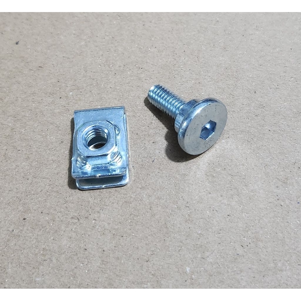 Set Klip Baut Spakbor Honda M6 Baut 10 Baut 6x18 Kunci L5