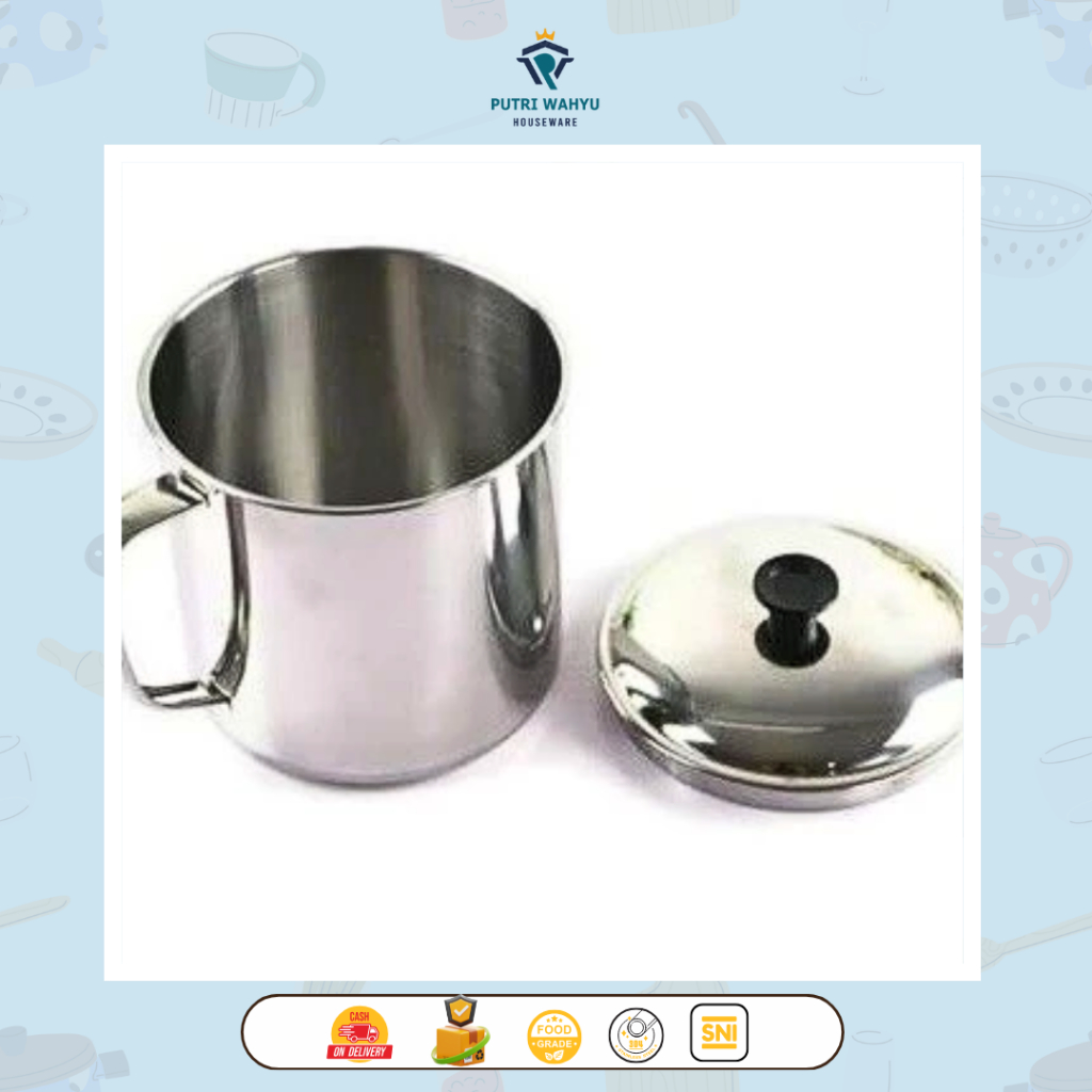 Mug Maxim Stainless • Gelas Cangkir Maxim 8cm