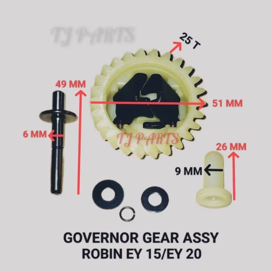 Governor Gear Assy Mesin Engine Robin EY 15/EY 20