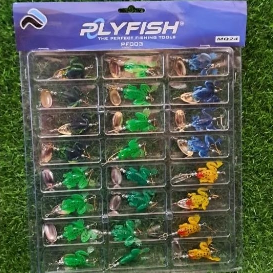 Umpan mainan Kodok ply fish cocok buat mancing casting