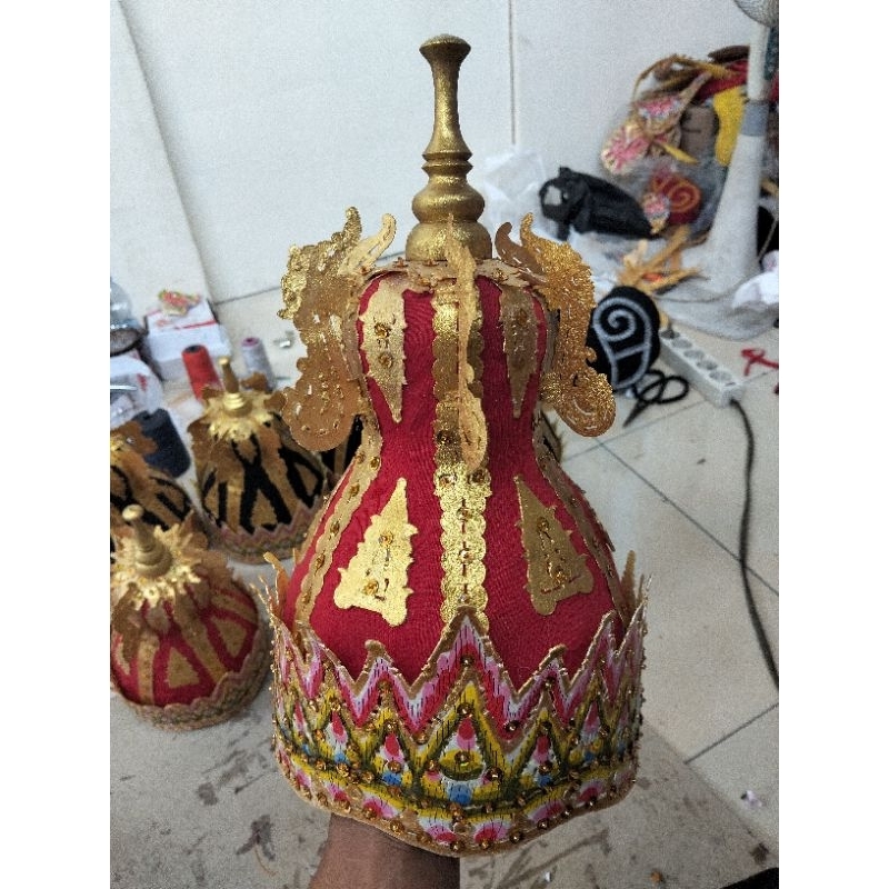 Irah - Irahan Wayang Orang Prabu Kresna,Rahwana,Bolodewa- Mahkota Wayang Orang Prabu Kresna