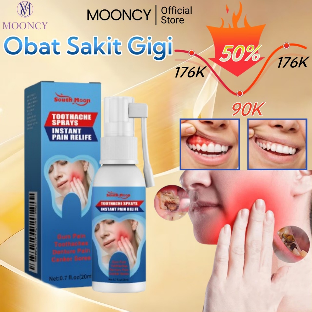 Mooncy Mouth Spray Obat Sakit Gigi Dan Gusi Obat Sakit Gigi Berlubang Ubat Sakit Gigi Berlubang Obat