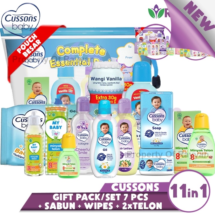 KODE G45U CPCussons Baby Set Pack 11in1  Fun BathingComplete Essential Plus Telon Cussons Baby Gift 