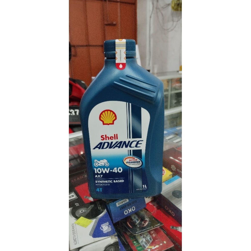 Oli Shell Advance AX7 isi 1 Liter Asli