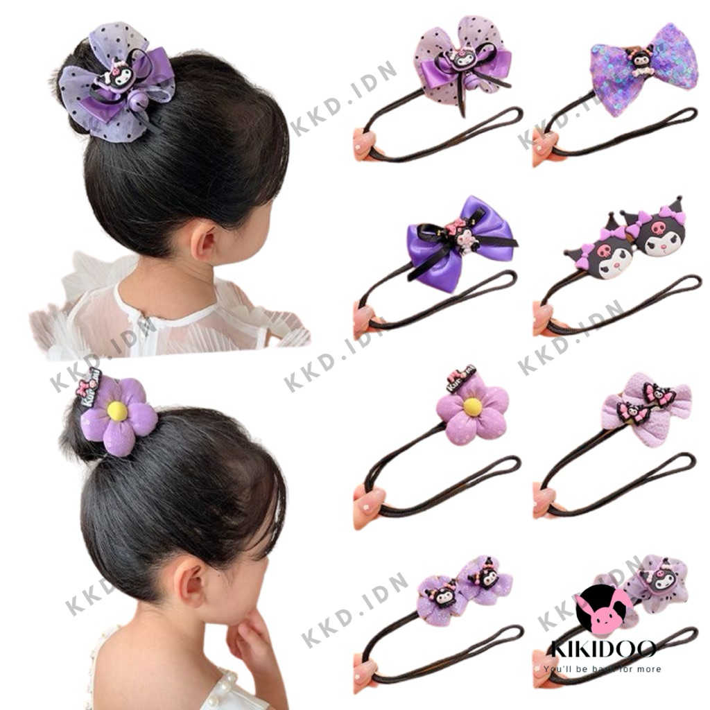 KKD Cepol Rambut Sanggul Kuromi Lucu | Hair Bun Aksesoris Rambut Anak & Dewasa | Cepol Hair Clip JR3