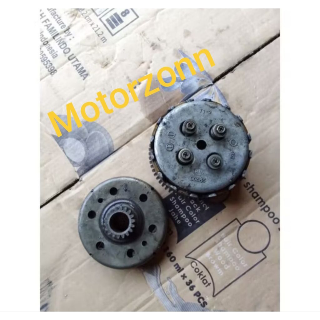 rumah kopling/sarang kupling jupiter z pnp vega r new/vega lama full set kampas ganda barang origina