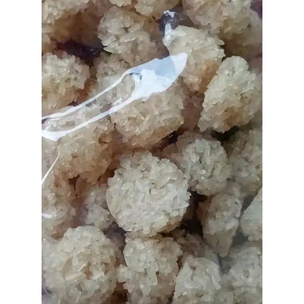 

rengginang ketan mentah kemasan plastik