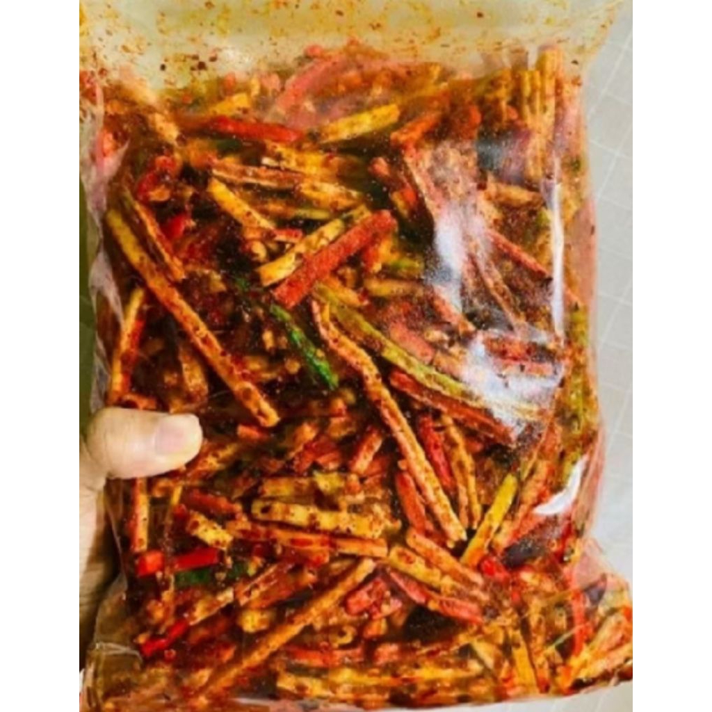 

KRUPUK JAAT dadakan daun jeruk bawang putih rasa nya mantap kriuk 1Kg