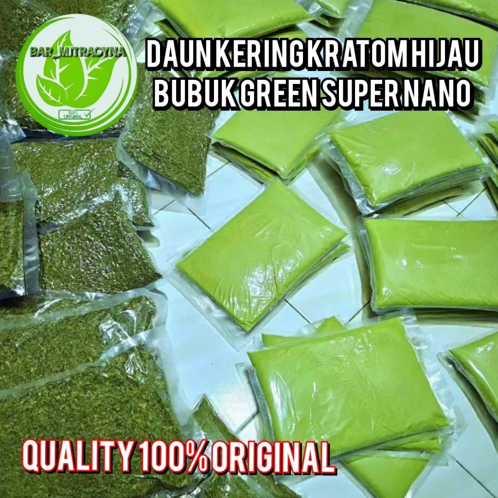 

bubuk teh nano dan daun teh kering khatom borneo