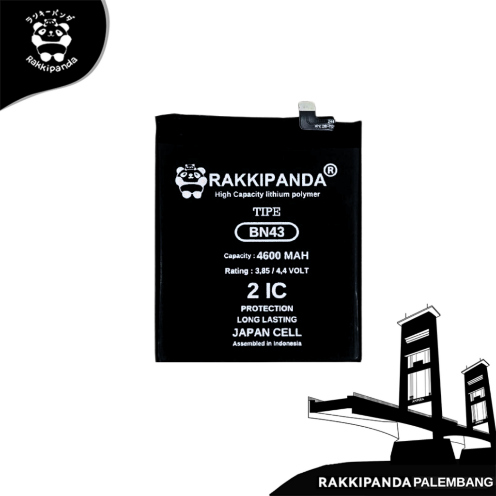 RakkiPanda BN43 Redmi Note 4 Snapdragon / Note 4x Snapdragon Baterai HP