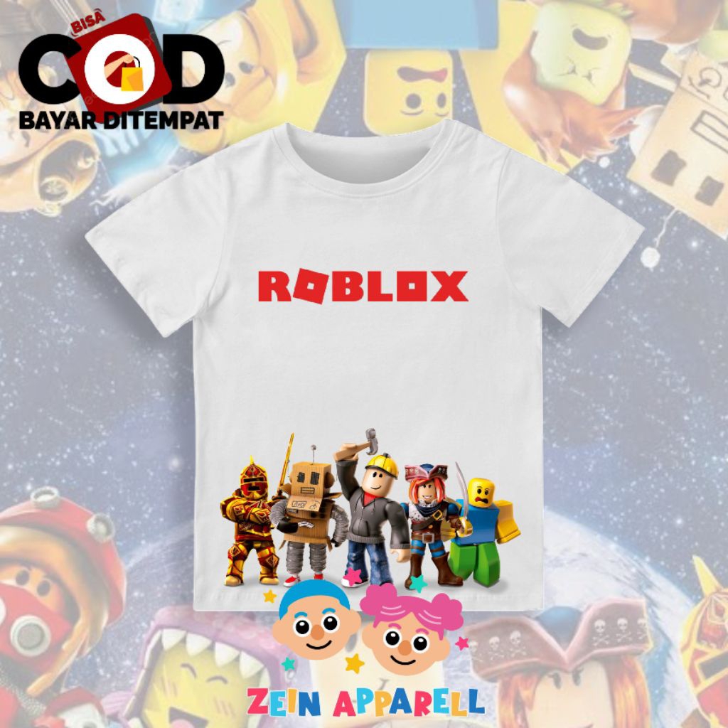 Baju Anak Roblox / Fashion Anak Roblox / Kaos Anak Roblox