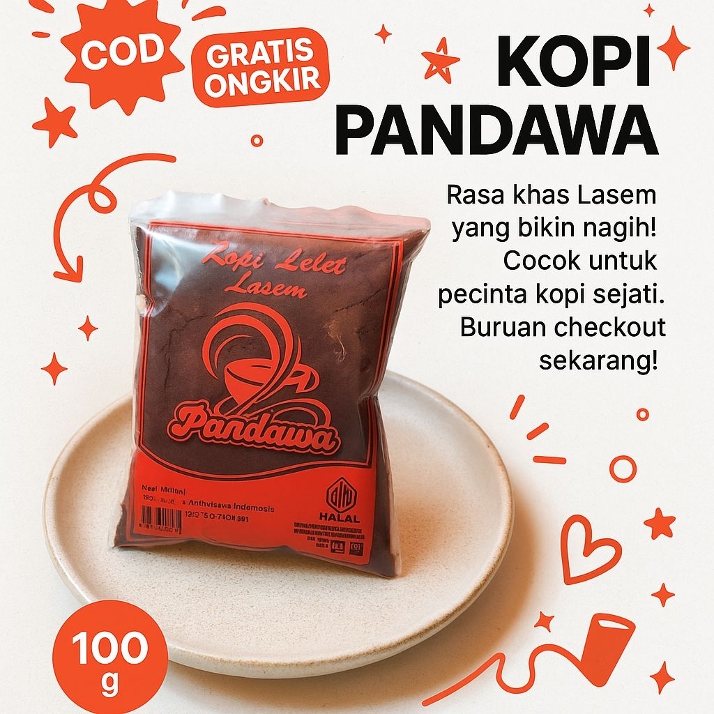 

Kopi Pandawa 100 Gr | Kopi Premium | Kopi Lelet Lasem | Produk Baru
