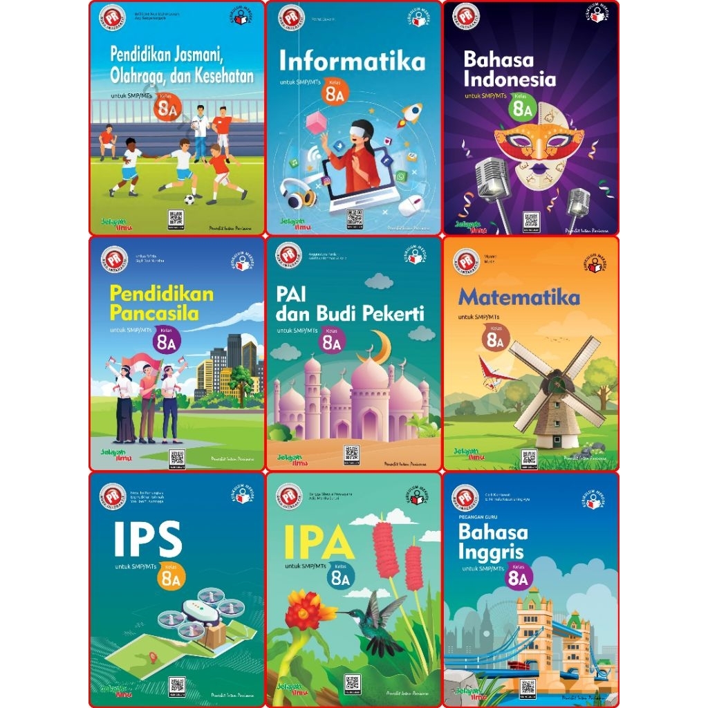 Buku Lks PR Interaktif Asesmen SMP Kelas VIII, 8 Semester 1 Kurikulum Merdeka Intan Pariwara