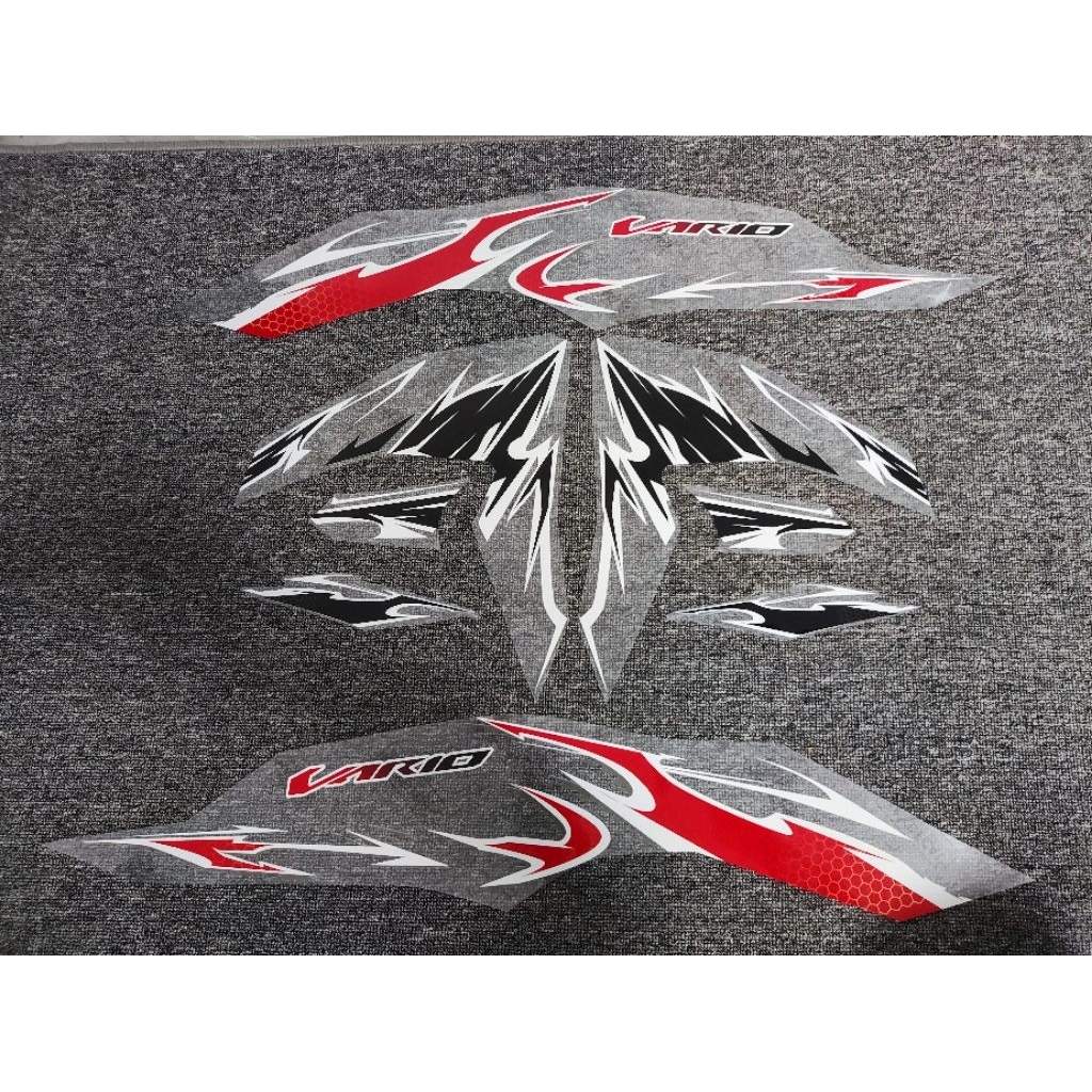 Striping transparan Vario new 125 2023 gen 2 motif varky terbaru