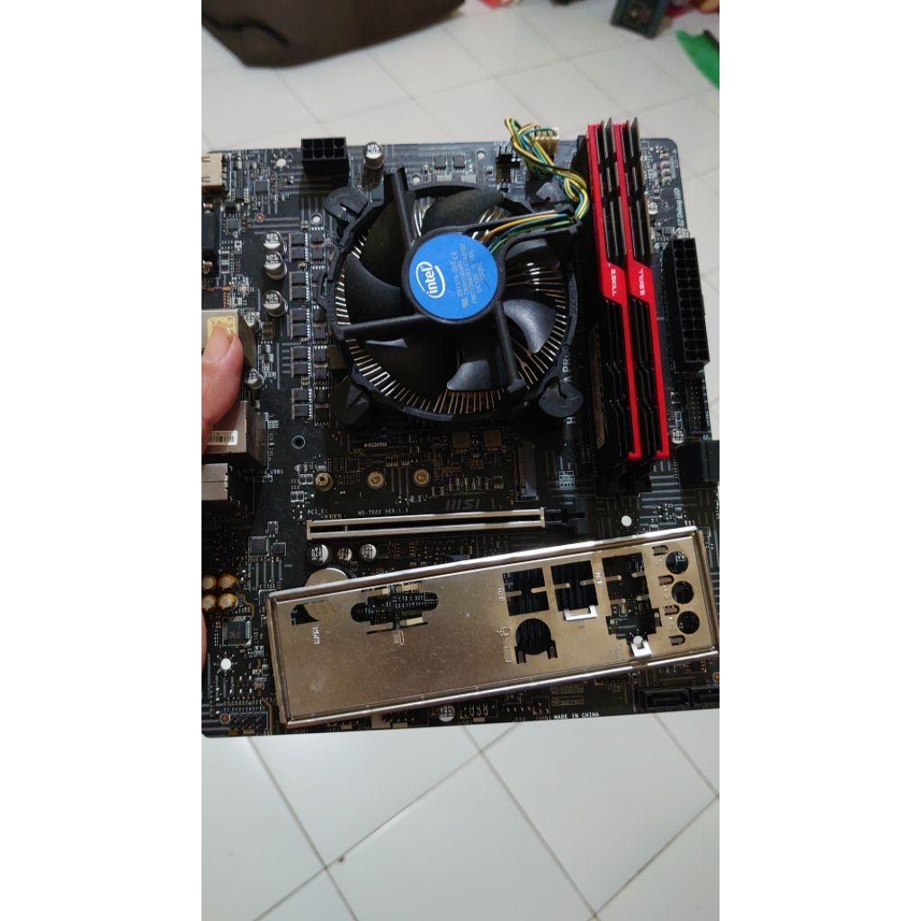 PAKET MSI H510 - G6400 + RAM 8GB GSKILL TRIDENZ