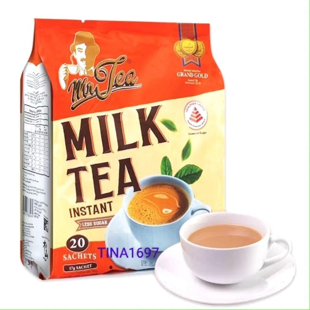 

MILK TEA GRAND GoLD 1PACK ISI 20 Sachet Impo Malaysia